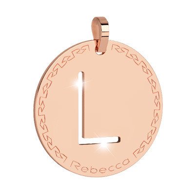 Anhänger Rebecca Dame My World Alphabet in Bronze BWRPRL62 - BWRPRL62